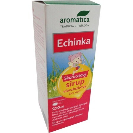 Aromatica ECHINKA Sirop de cannelle pour enfants 1×210 ml, sirop contre la toux