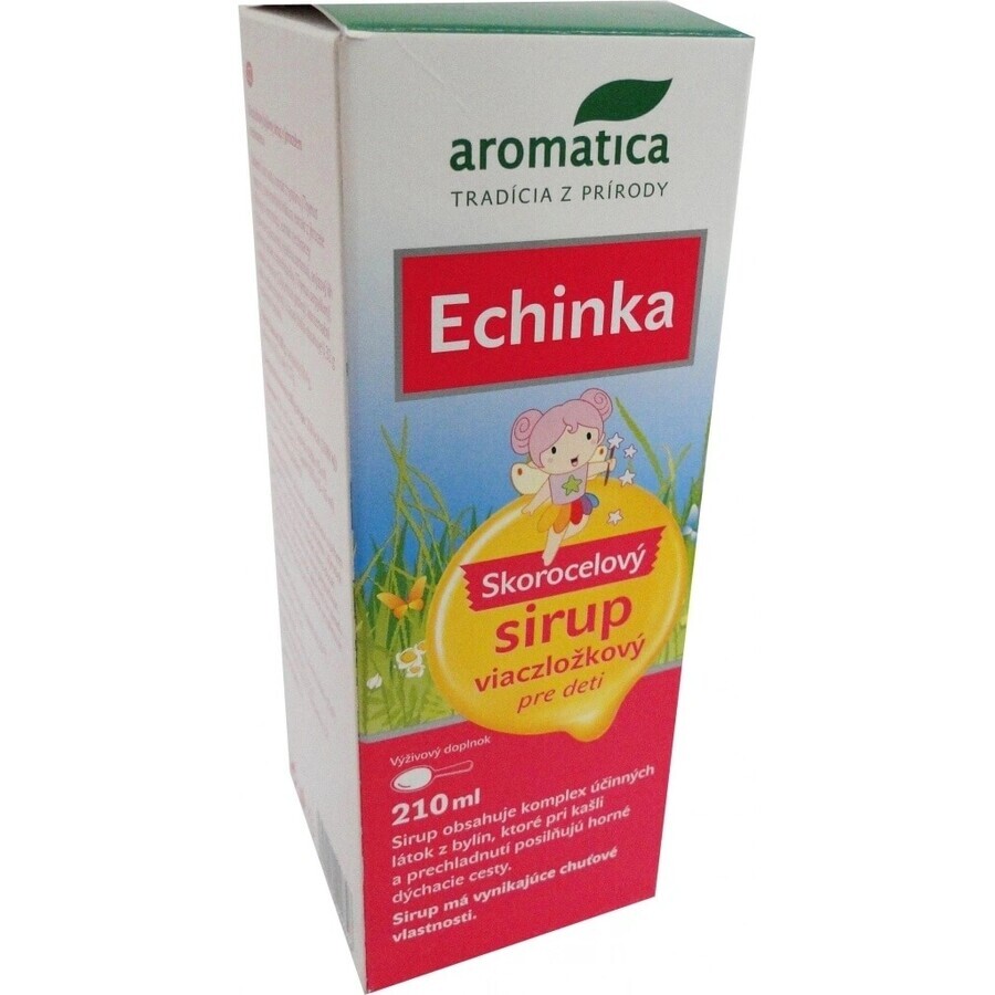 Aromatica ECHINKA Sirop de cannelle pour enfants 1×210 ml, sirop contre la toux