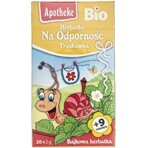 APOTHEKE TALK Pour l'immunité avec des fraises Bio 20×1,5 g, tisane, à partir de la fin du 9ème mois