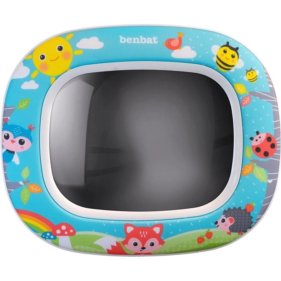 BENBAT Rétroviseur enfant Night&Day - Forest Friends 0m+ 1×1 pc, miroir enfant