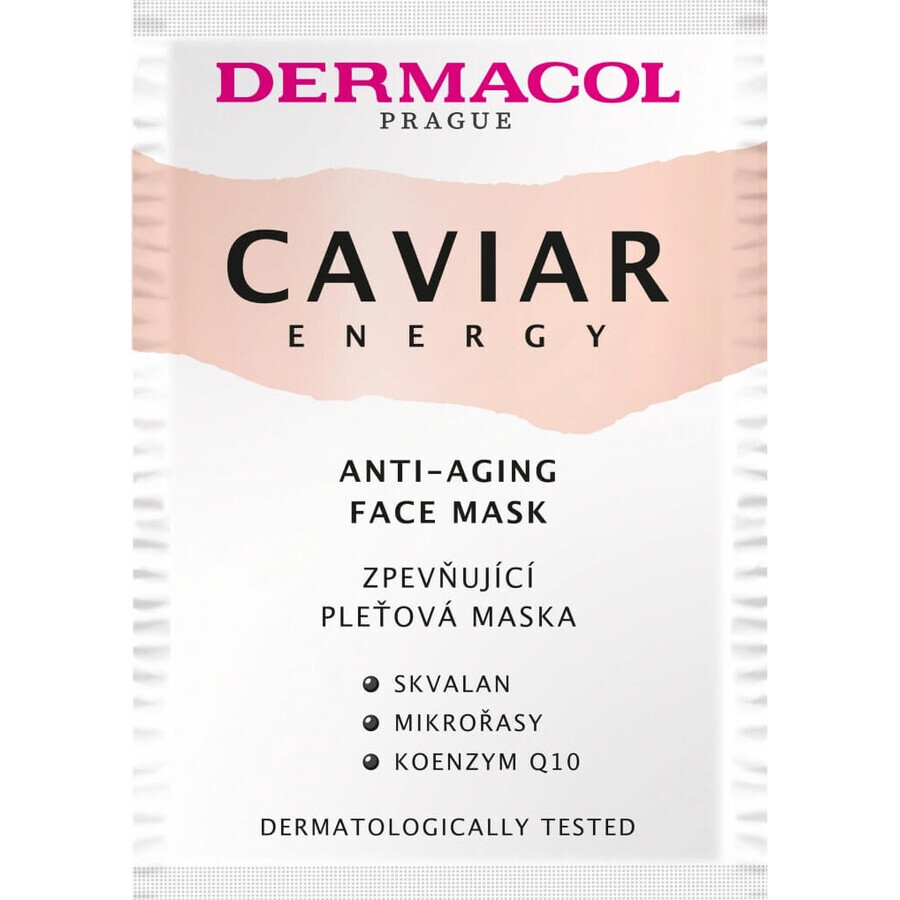 Dermacol Caviar energy face mask 1×1 pc, masque de visage