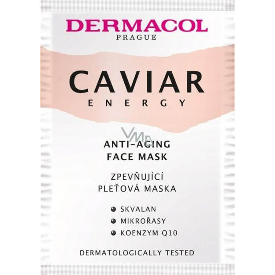 Dermacol Caviar energy face mask 1×1 pc, masque de visage