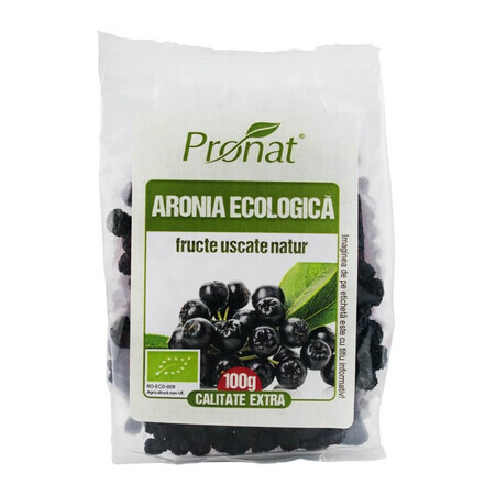 Aronia fruits secs Eco, 100 gr, Pronat
