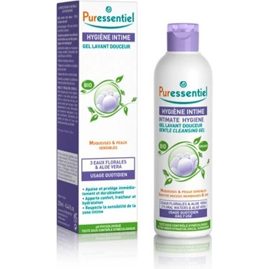 PURESSENTIEL BIO Gel d'hygiène intime 1×250 ml, gel d'hygiène intime