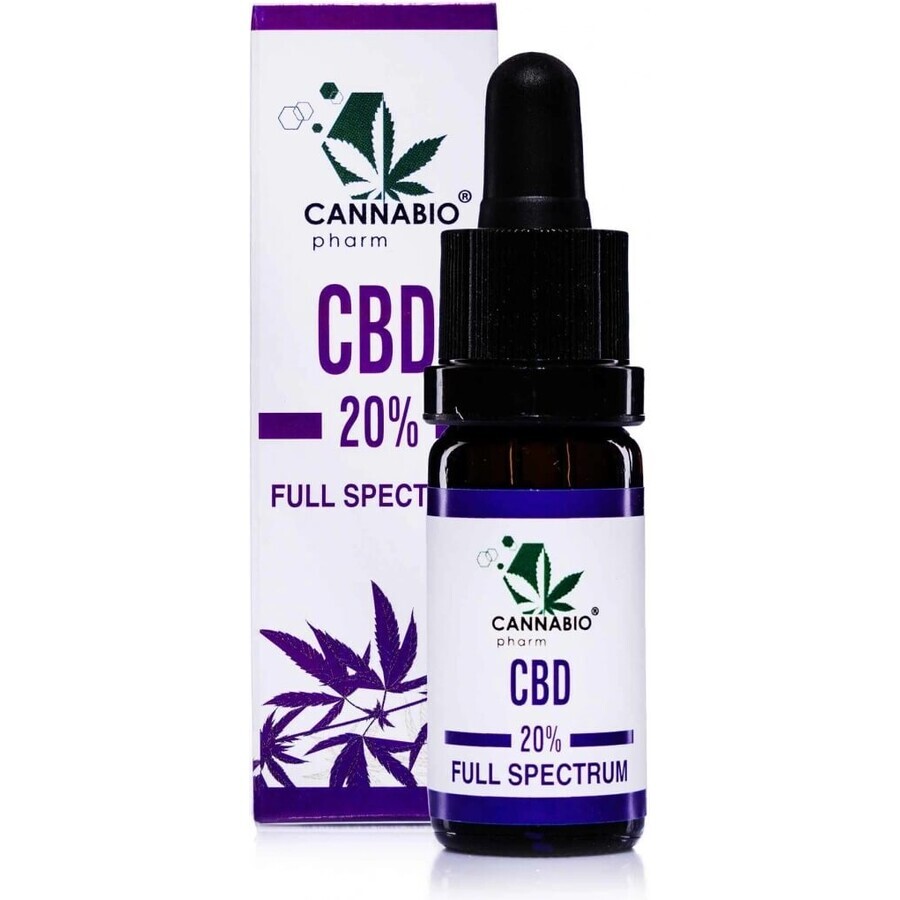 CANNABABIOpharm CBD 20% FULL SPECTRUM 1×10 ml, Aceite de CBD