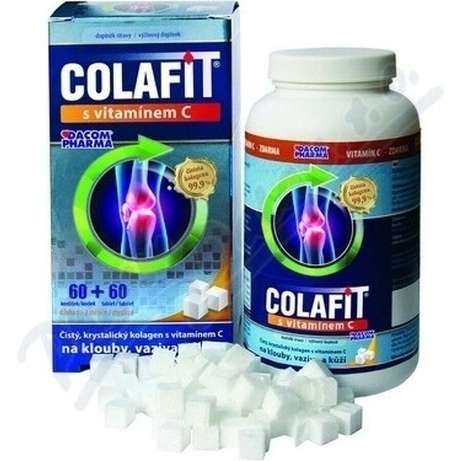 COLAFIT with vitamin C 1×1 set, cubes 60 pcs + tbl 60 pcs