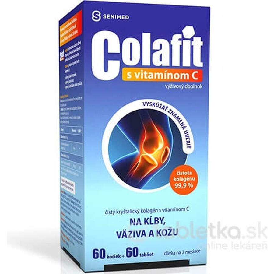 COLAFIT with vitamin C 1×1 set, cubes 60 pcs + tbl 60 pcs