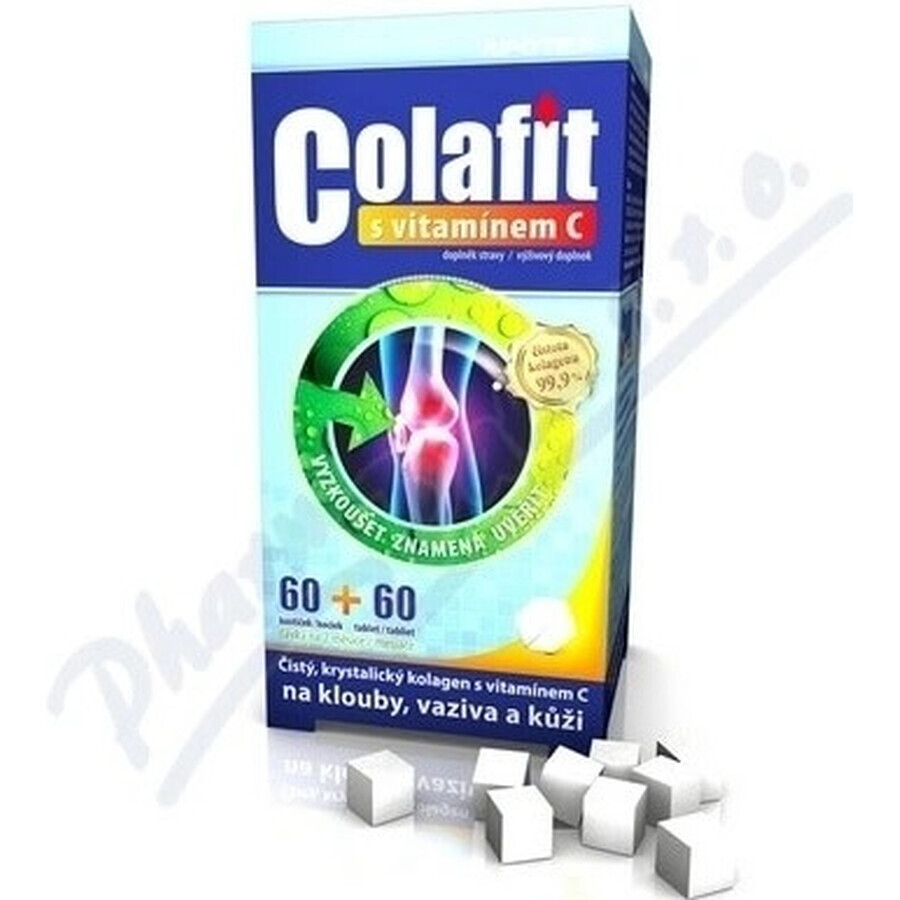 COLAFIT with vitamin C 1×1 set, cubes 60 pcs + tbl 60 pcs