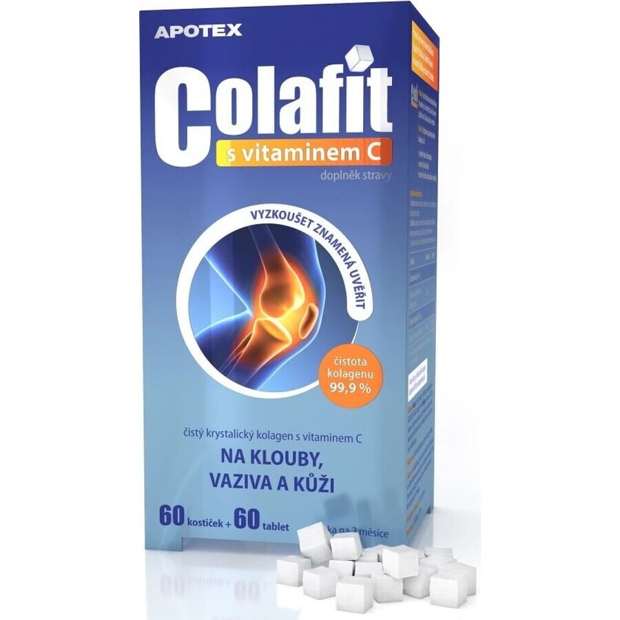 COLAFIT with vitamin C 1×1 set, cubes 60 pcs + tbl 60 pcs