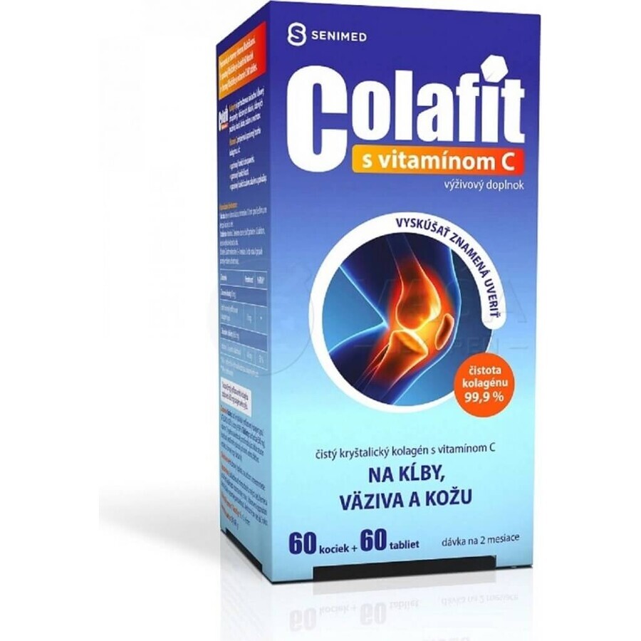 COLAFIT with vitamin C 1×1 set, cubes 60 pcs + tbl 60 pcs