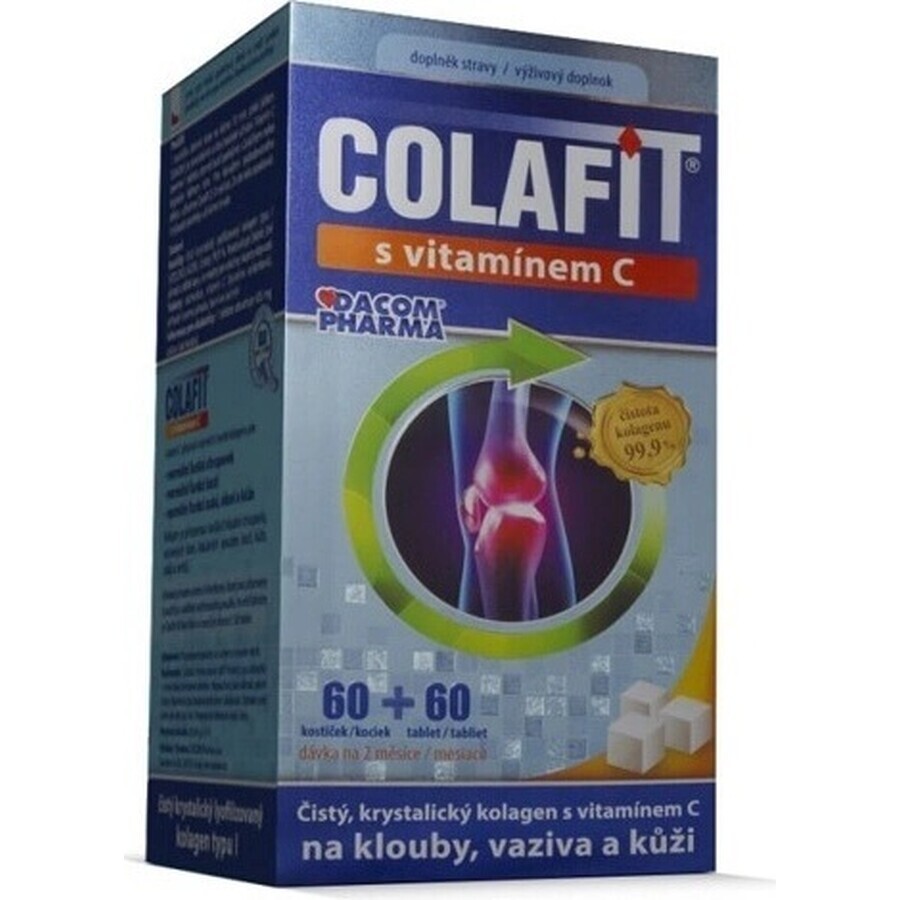 COLAFIT with vitamin C 1×1 set, cubes 60 pcs + tbl 60 pcs