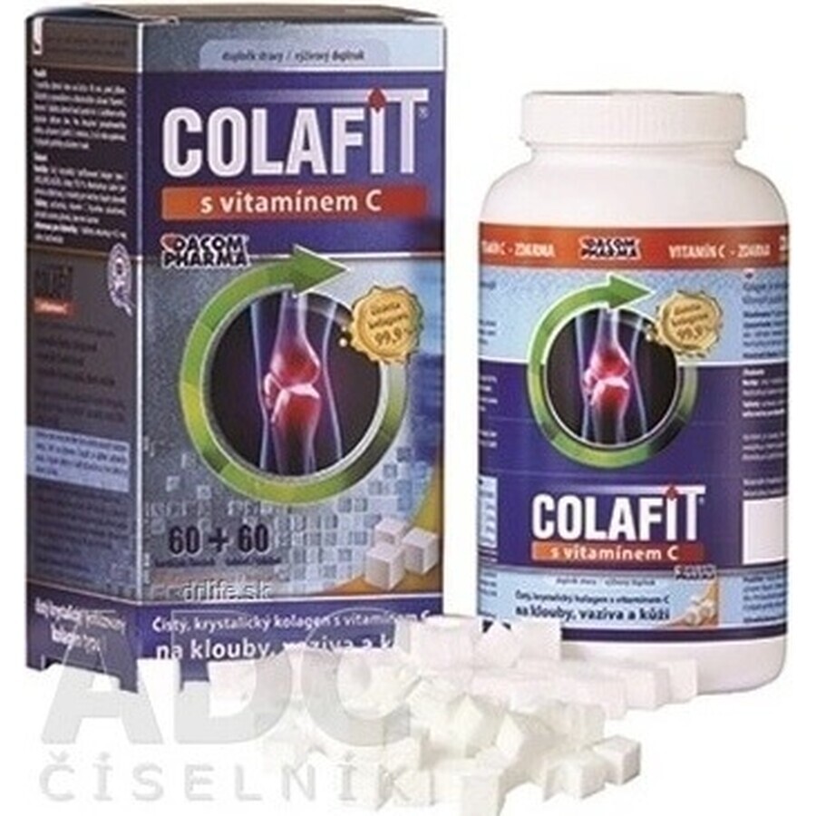 COLAFIT with vitamin C 1×1 set, cubes 60 pcs + tbl 60 pcs