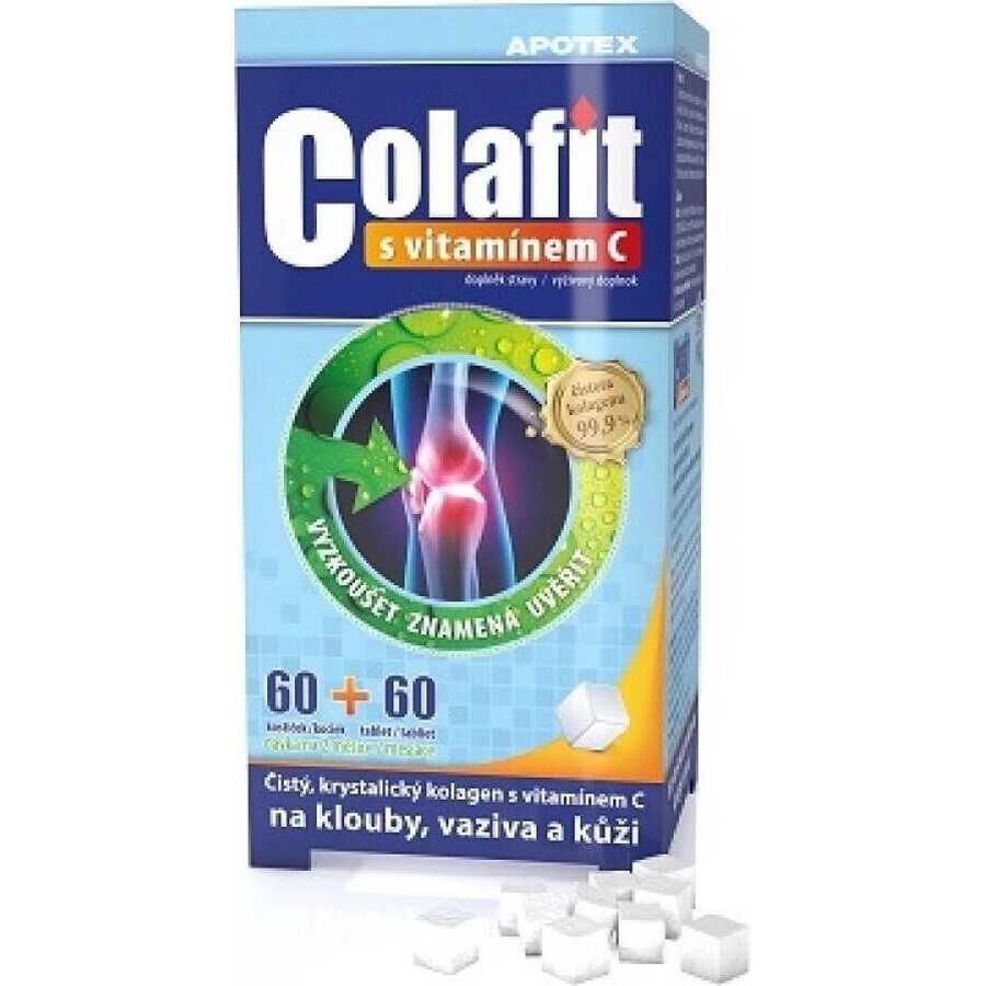 COLAFIT with vitamin C 1×1 set, cubes 60 pcs + tbl 60 pcs