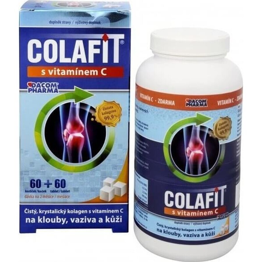 COLAFIT with vitamin C 1×1 set, cubes 60 pcs + tbl 60 pcs