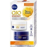 Nivea Energising Day + Night Anti-rimpelcrème Q10 2x50ml 1×2x50 ml, huidcrème