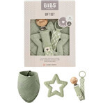 Set de regalo BIBS pequeño, Sage 1×1set