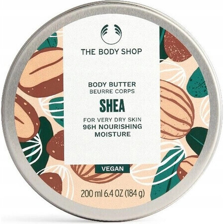 The Body Shop Shea Body Butter 1×200 ml, beurre corporel