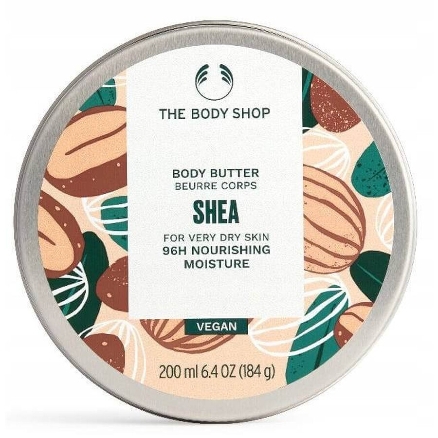 The Body Shop Shea Body Butter 1×200 ml, beurre corporel