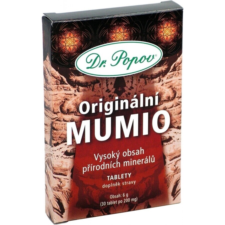 DR. POPOV MUMIO 1×30 tbl, complément alimentaire