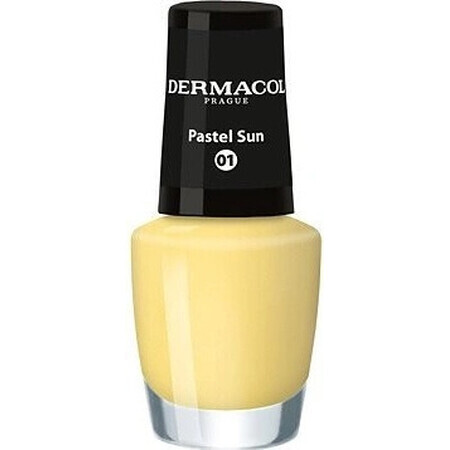 Dermacol Mini Pastel Sun Nail Polish No.01 1×5 ml nail polish