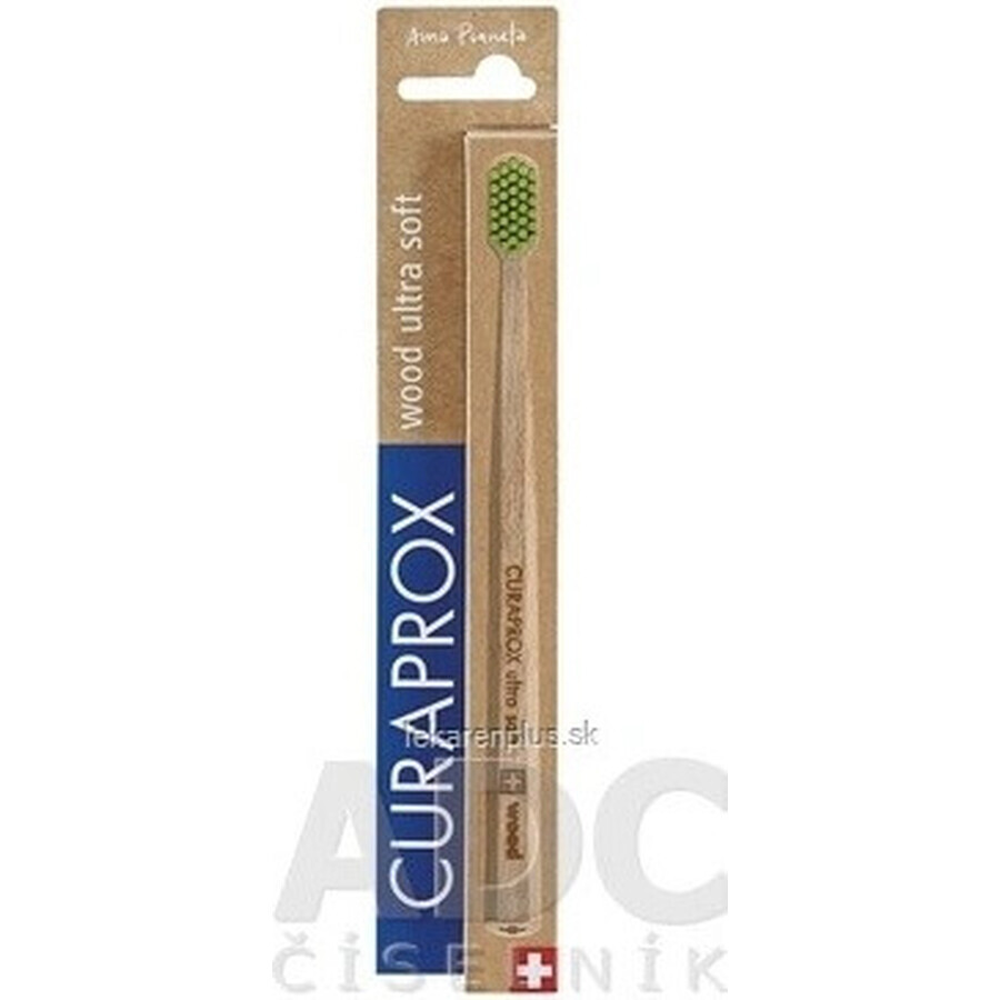 Curaprox CS wood - wooden toothbrush 1×1 pc, wooden toothbrush