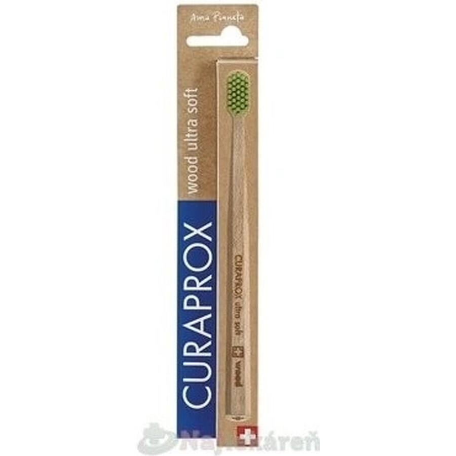 Curaprox CS wood - wooden toothbrush 1×1 pc, wooden toothbrush