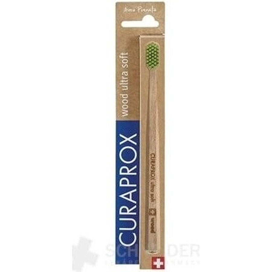 Curaprox CS wood - wooden toothbrush 1×1 pc, wooden toothbrush