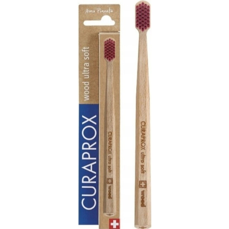 Curaprox CS wood - wooden toothbrush 1×1 pc, wooden toothbrush