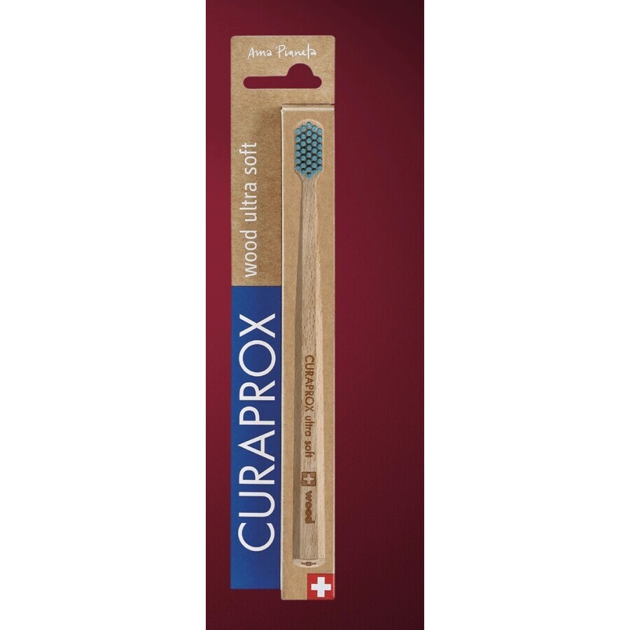 Curaprox CS wood - wooden toothbrush 1×1 pc, wooden toothbrush