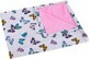 Couverture pour enfants B&#193;RA 5284/422 75x100 rose/p&#226;querettes 1&#215;1 pc, couverture pour b&#233;b&#233;