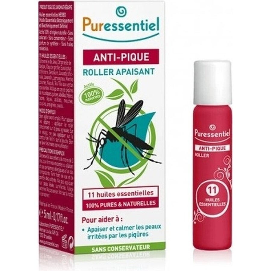 PURESSENTIEL Insect Sting Roller 1×5 ml pour les piqûres d'insectes