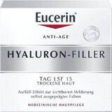 Eucerin HYALURON-FILLER crème de jour anti-rides 1×50 ml, crème pour peau sèche