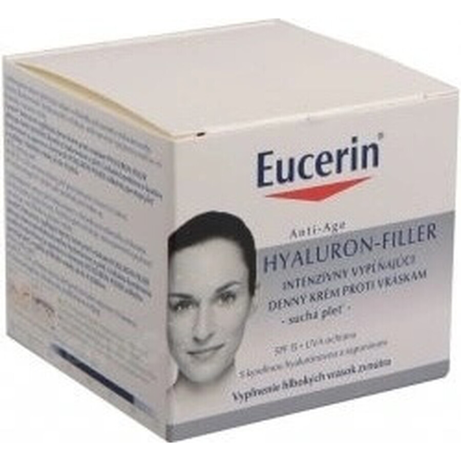 Eucerin HYALURON-FILLER anti-rimpel dagcrème 1×50 ml, crème voor droge huid