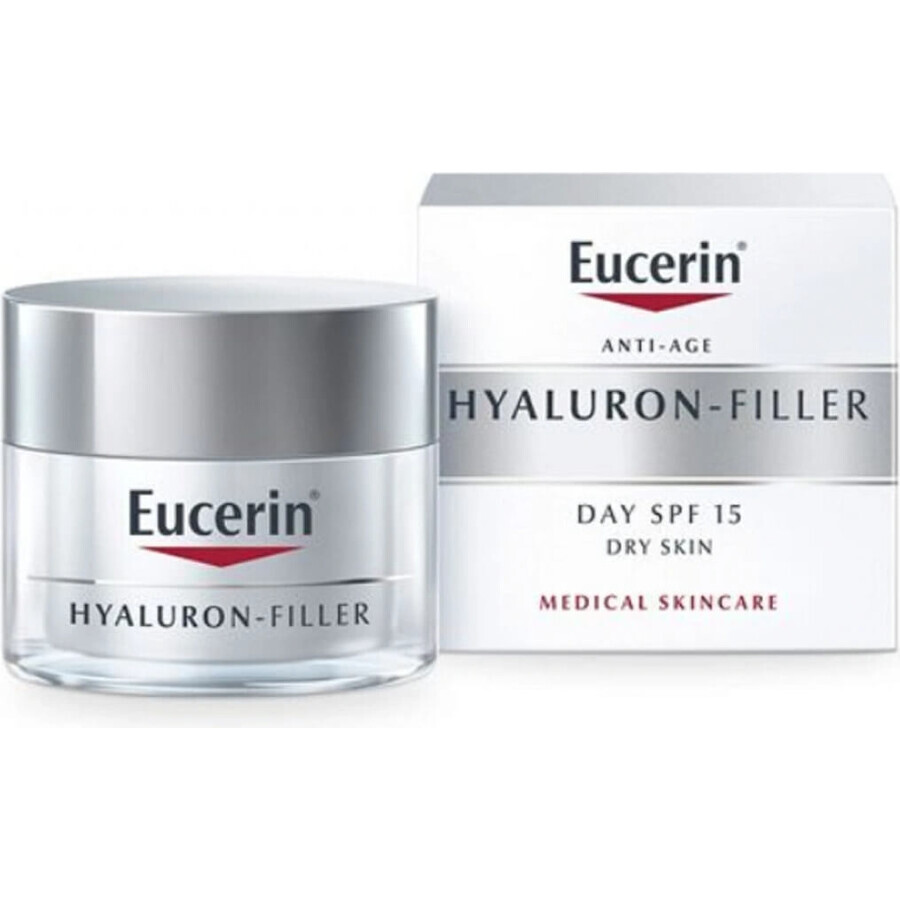 Eucerin HYALURON-FILLER anti-rimpel dagcrème 1×50 ml, crème voor droge huid