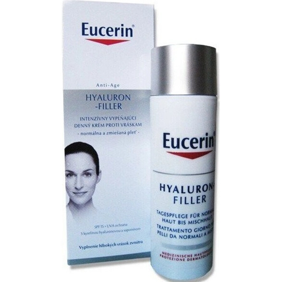 Eucerin HYALURON-FILLER anti-rimpel dagcrème 1×50 ml, crème voor droge huid