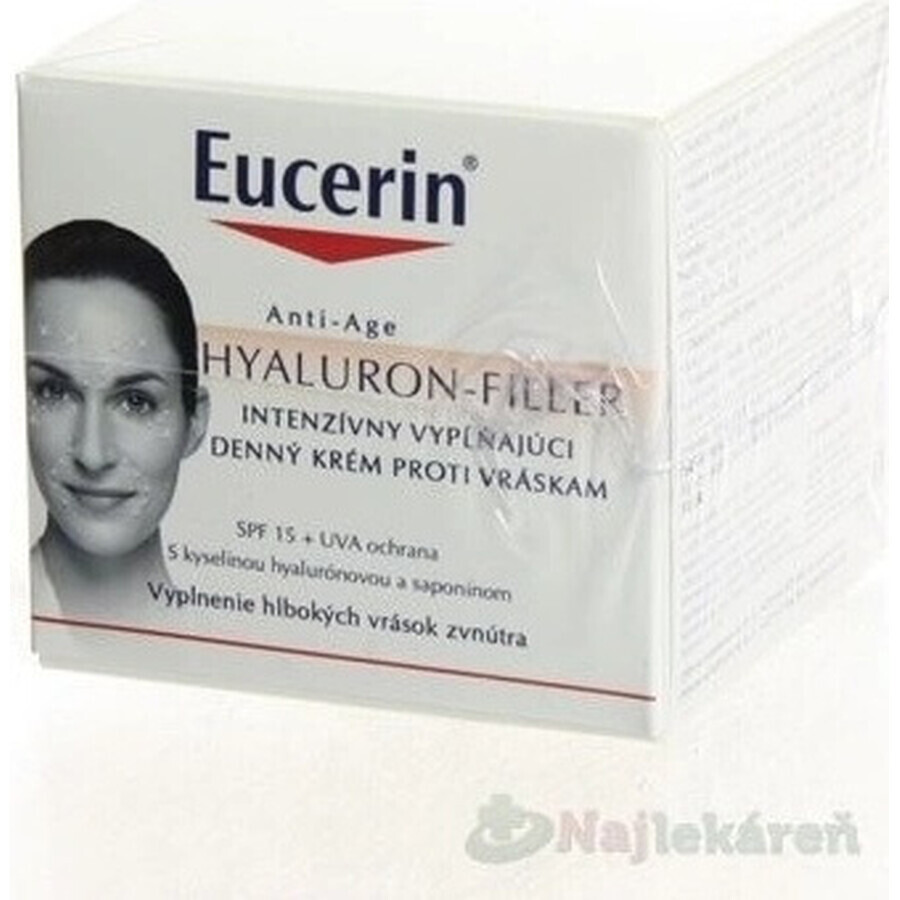 Eucerin HYALURON-FILLER anti-rimpel dagcrème 1×50 ml, crème voor droge huid