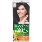 Garnier Color Naturals permanent hair color 1+ Ultra Black 1×1 bucată, culoare păr