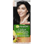 Garnier Color Naturals permanent hair color 1+ Ultra Black 1×1 bucată, culoare păr