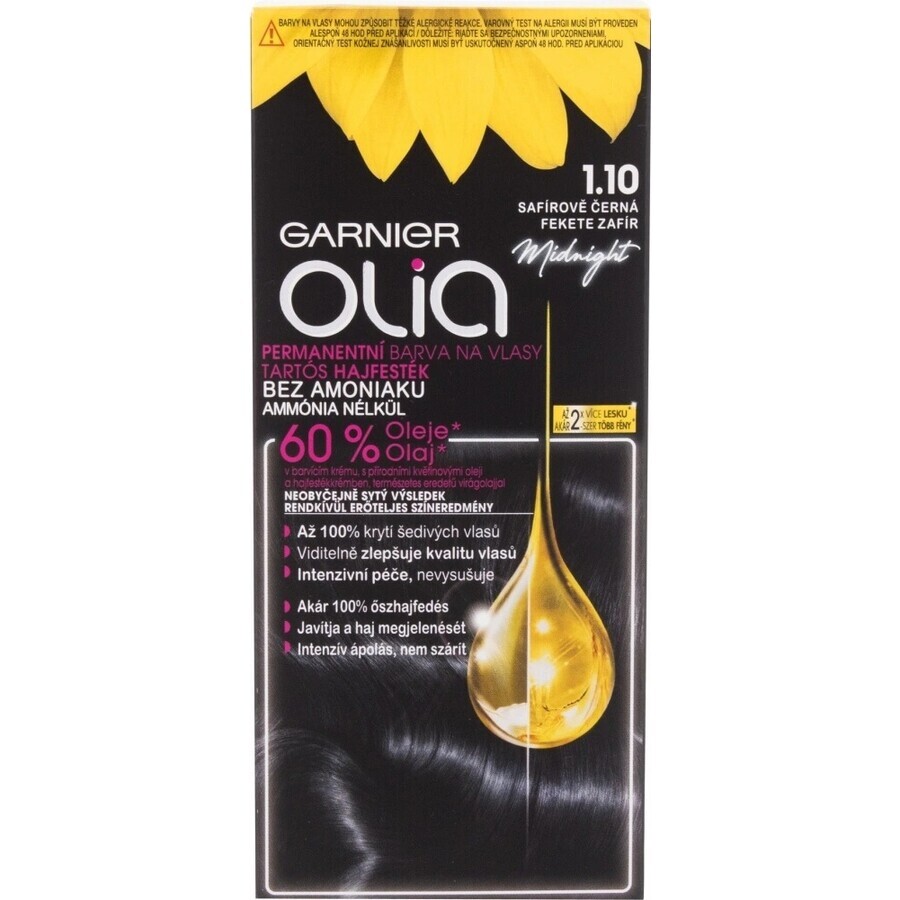 Garnier Olia permanent hair color 3.23 Dark Chocolate 1×1 set, permanent hair color