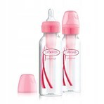 Dr Browns Pink Bottle 2 pcs 2×250 ml 2×250 ml, bouteilles