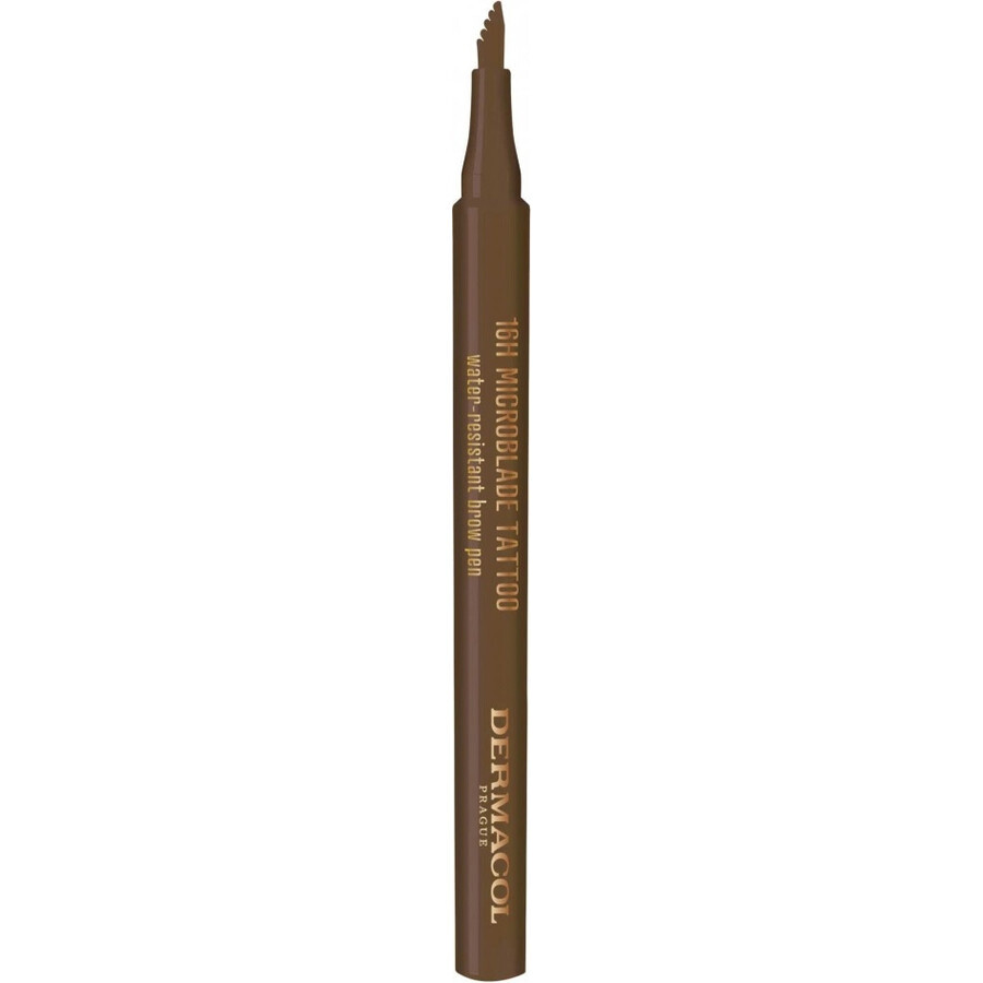 Dermacol 16H Microblade Tattoo Stylo à sourcils no.01 1×1 ml, marqueur à sourcils