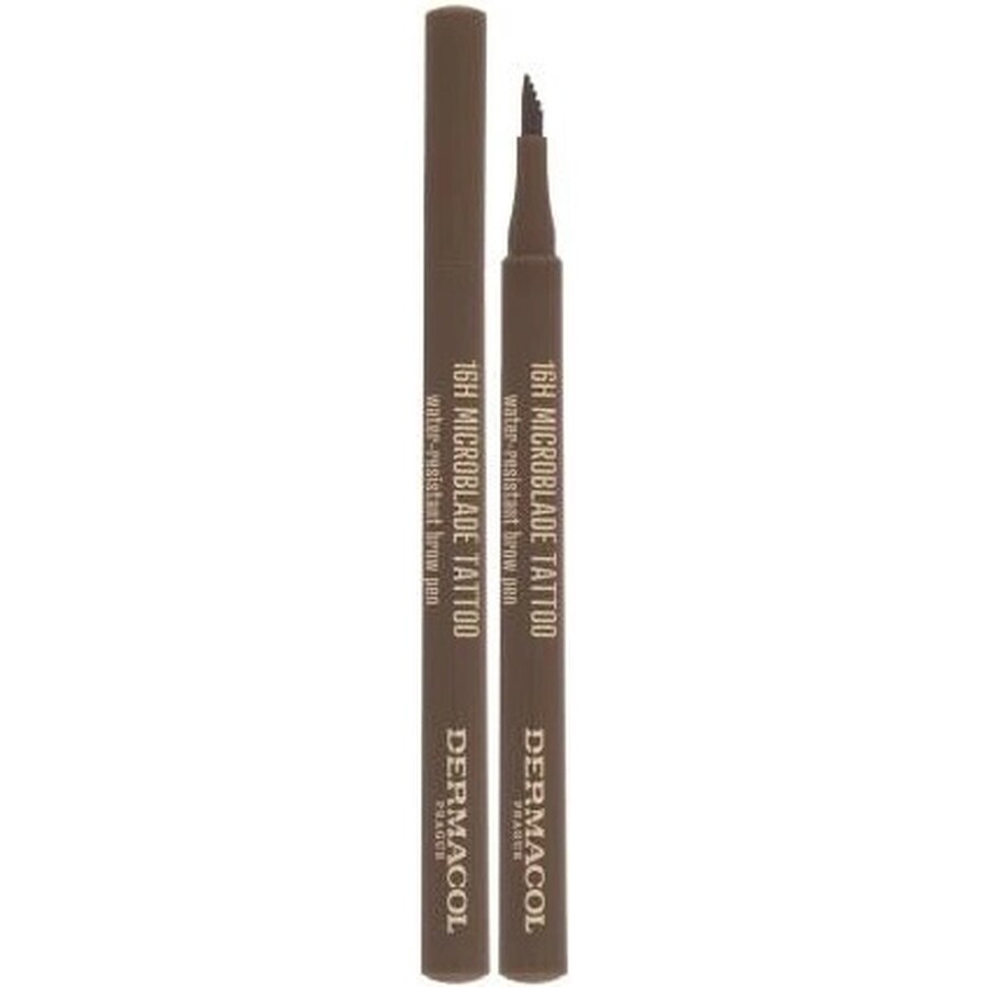 Dermacol 16H Microblade Tattoo Stylo à sourcils no.01 1×1 ml, marqueur à sourcils