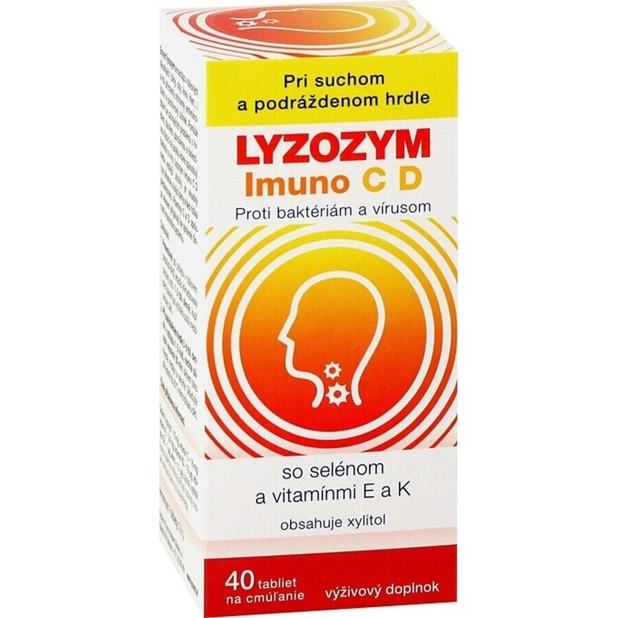 LYZOZYM Imuno C D 40 tbl. à mâcher 1×40 tbl. à mâcher