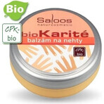 Saloos bioKarité conditionneur d'ongles 1×19 ml, haute teneur en zinc, régénère, adoucit