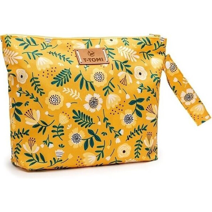 T-TOMI Big Baggie Mustard flowers 1×1 pc, sac de voyage