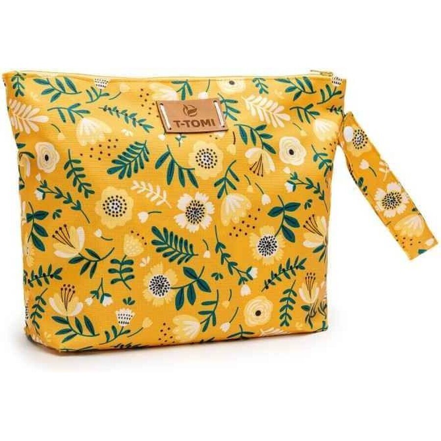 T-TOMI Big Baggie Mustard flowers 1×1 pc, sac de voyage