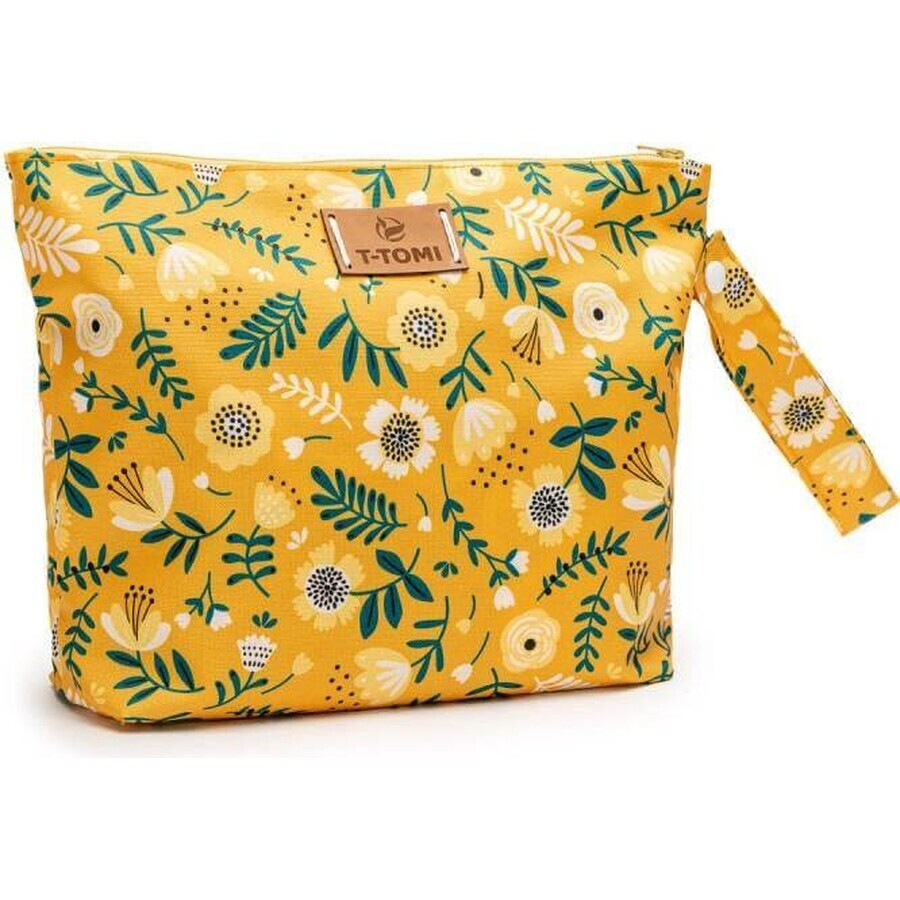 T-TOMI Big Baggie Mustard flowers 1×1 pc, sac de voyage