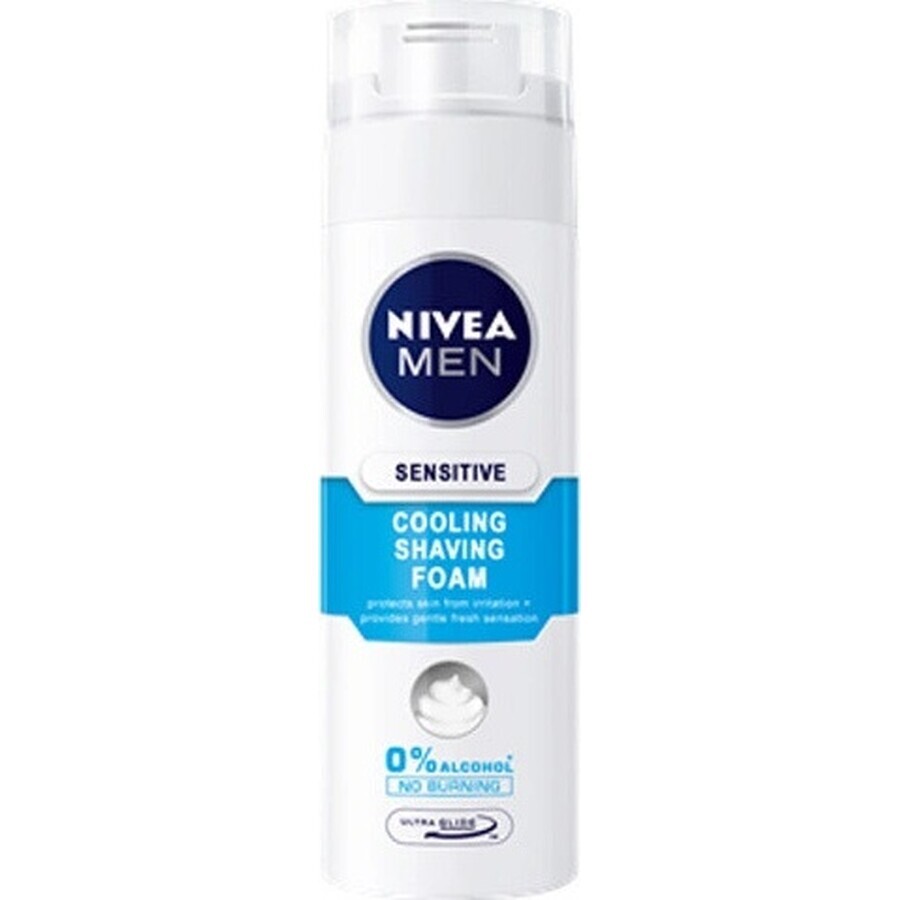 NIVEA MEN Sensitive Cooling 1×200 ml, spumă de ras