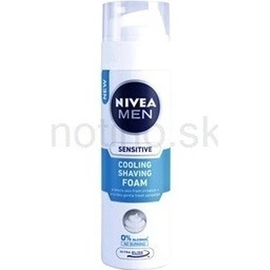 NIVEA MEN Sensitive Cooling 1×200 ml, spumă de ras