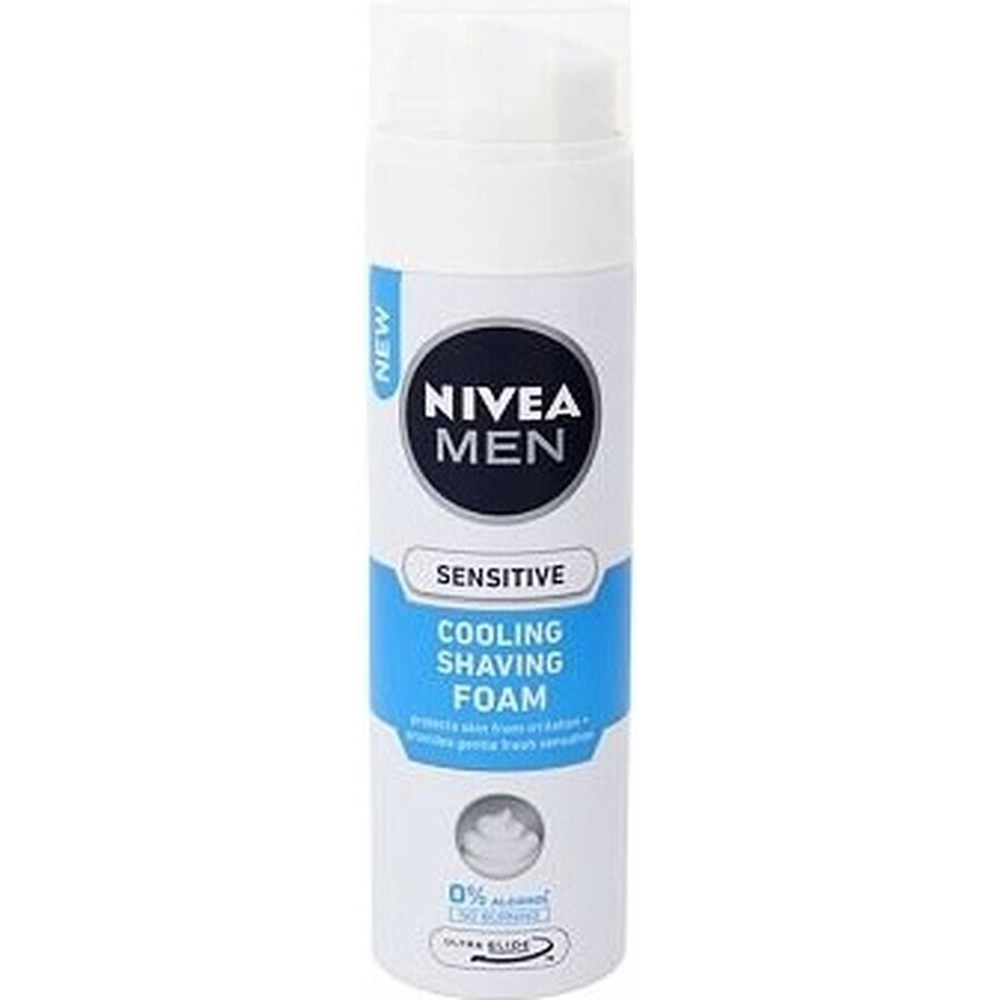 NIVEA MEN Sensitive Cooling 1×200 ml, spumă de ras